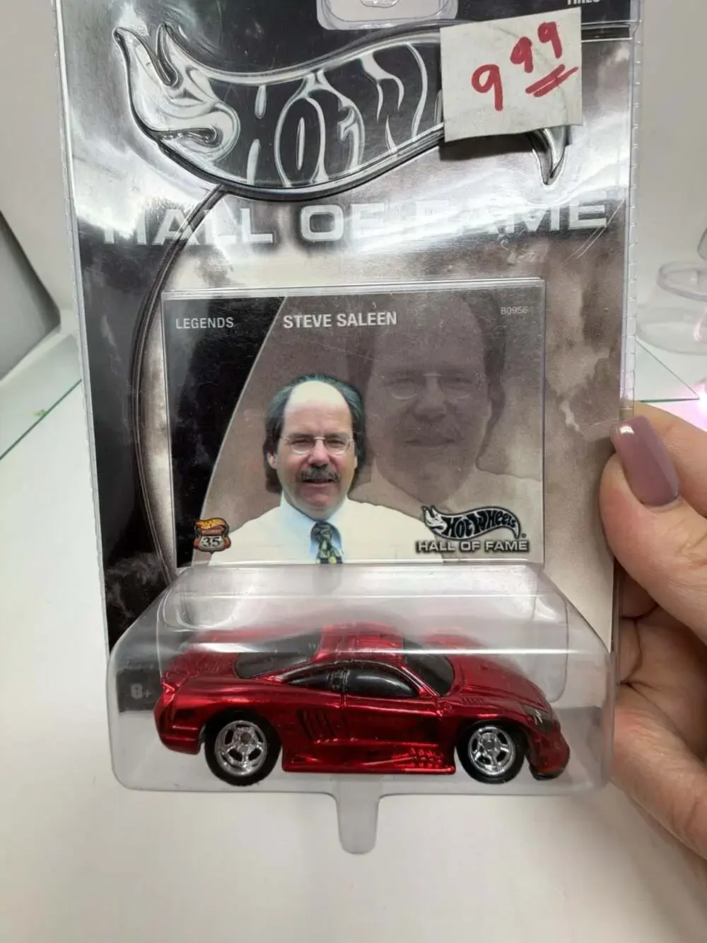 Hot Wheels Hall of Fame Steve Saleen Saleen S7 Red Diecast